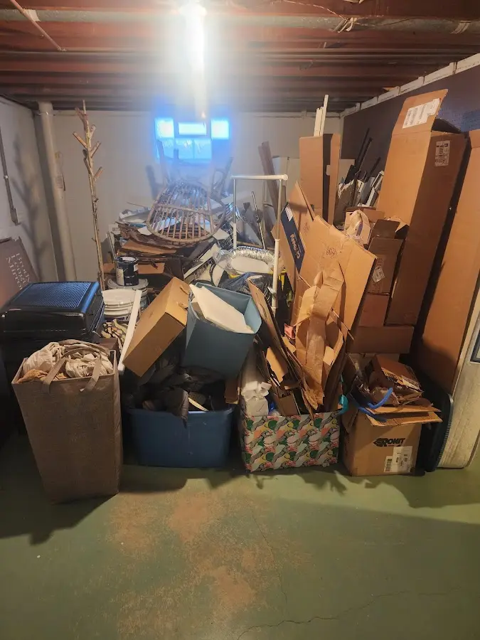 Roll-off dumpster container at job site for Yard Waste Dumpster Rental in Amarillo